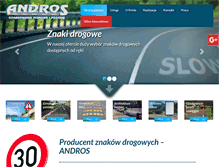 Tablet Screenshot of andros-reda.pl